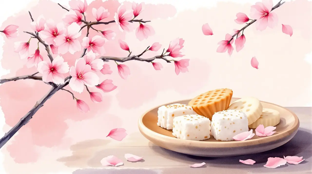 水彩樱花 · 画中春色